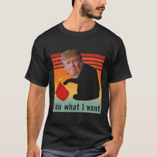 Trump ik doe wat ik wil Grappige Economie Aandelen T-shirt