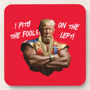 Trump, ik heb medelijden met de dwazen aan de link bier onderzetter
