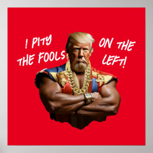Trump, ik heb medelijden met de dwazen aan de link poster
