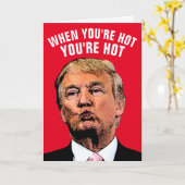 TRUMP IK HOU VAN JOU HOTTIE KAARTEN (Gele Bloem)