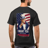 Trump: "Ik wil jou" T-shirt (Achterkant)