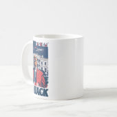 Trump I'm CK President 47th Amerikaanse vlag 2024 Koffiemok (Voorkant links)