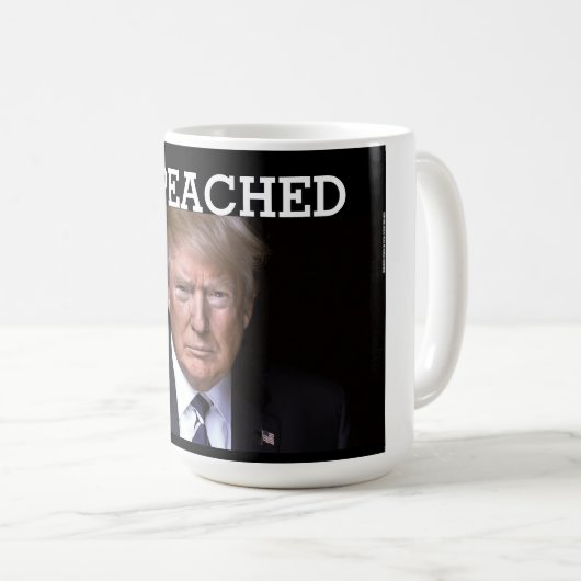 Trump Impeaching Coffee Mok (Voorkant rechts)
