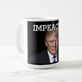 Trump Impeaching Coffee Mok (Voorkant links)