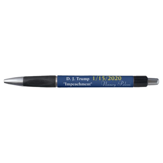 Trump "impeachment" herdenkingspen pen (Voorkant)