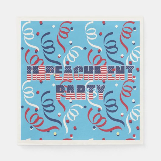 Trump Impeachment Party Servet (Voorkant)