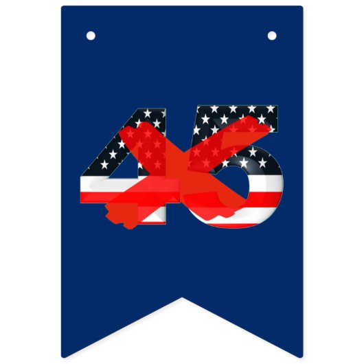 Trump Impeachment Party Vlaggetjes (Eerste vlag)