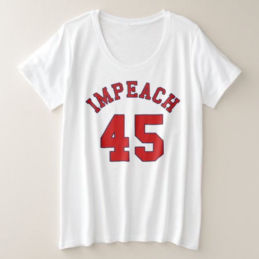 Trump impeachment shirt 45 (Design voorkant)