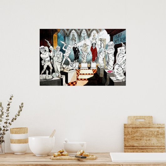 Trump Impeachment Trial Poster (Keuken)