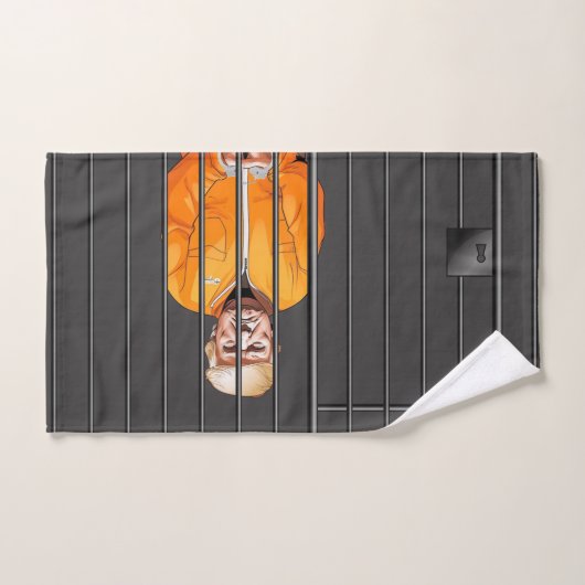 Trump in Bathroom Towel Set Bad Handdoek (Handdoek)