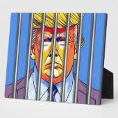 Trump in borgtocht 8 x 10 met esel fotoplaat (Zijkant)