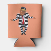 Trump in de gevangenis Draag Blikjeskoeler (Voorkant)