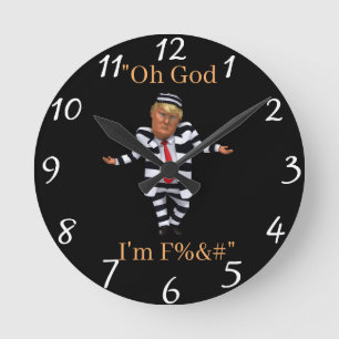 Trump in de gevangenis Draag klok