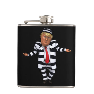 Trump in de gevangenis Draag Kolf Heupfles
