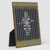 Trump in de gevangenis Draag Plaque Fotoplaat (Zijkant)
