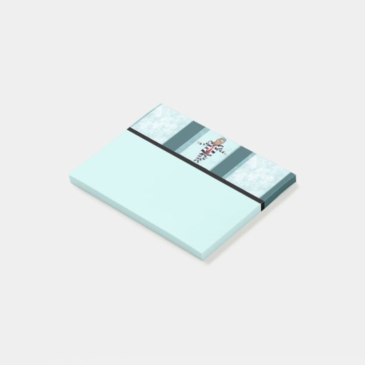 Trump in de gevangenis Draag Post-it® Notes (Schuin)