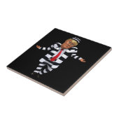 Trump in de gevangenis Draag Tegeltje (Zijkant)