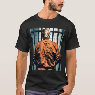 Trump in de gevangenis Sinaasappel jumpsuit hand g T-shirt