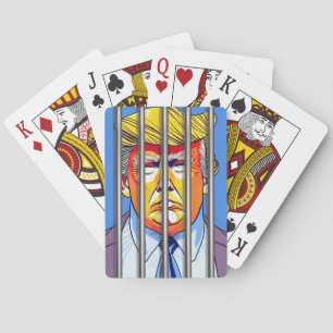 Trump in de gevangenis Speelkaarten