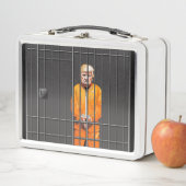 Trump in de gevangenis Witte Lunchbox (In situ)