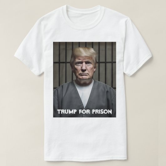 Trump in gevangenissen t-shirt (Design voorkant)