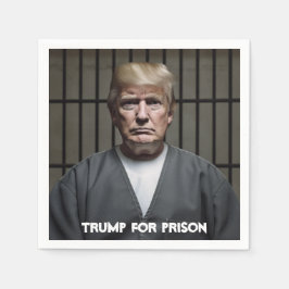 Trump in gevangenschap servet