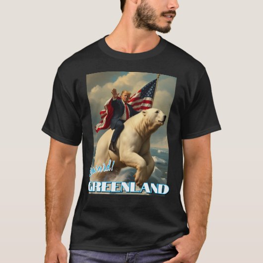 Trump in Groenland T-shirt (Voorkant)
