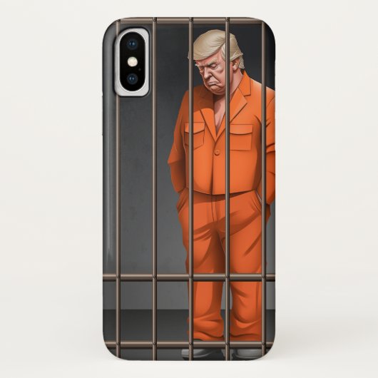 Trump in Hoesje-Leate Phone Case, Apple iPhone X Case-Mate iPhone Case (Achterkant)
