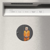 Trump in Jail 2¼ Inch Circle Magnet (Insitu (Vaatwasser))