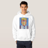 Trump in Jail Basic Hooded Sweatshirt (Voorkant volledig)