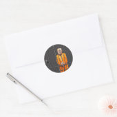 Trump in Jail Classic Round Sticker (Envelop)