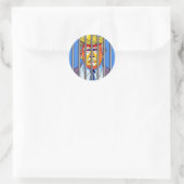 Trump in Jail Classic Round Sticker (Tas)