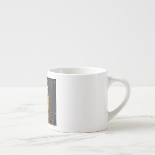 Trump in Jail Espresso Mok (Rechts)