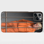 Trump in Jail iPhone 11 Pro Max Slim Fit Hoesje, G iPhone Hoesje (Achterkant horizontaal)