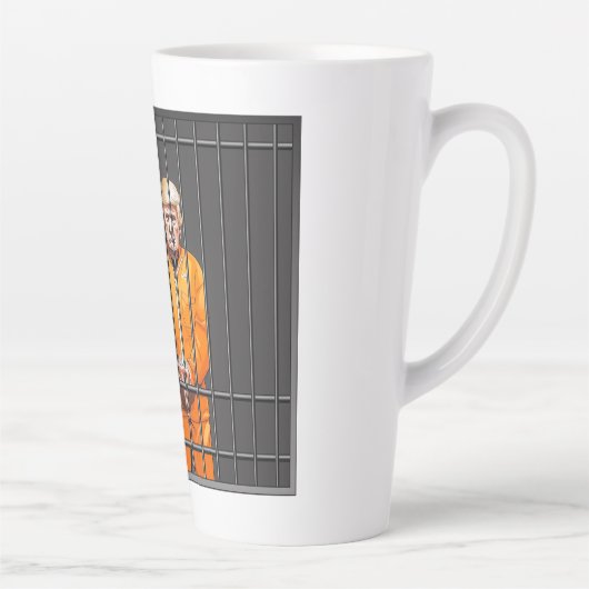 Trump in Jail Latte Mok (Rechts)