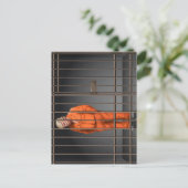 Trump in Jail Post Kaart (Staand voorkant)