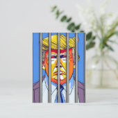 Trump in Jail Post Kaart, formaat: standaard Brief Briefkaart (Staand voorkant)