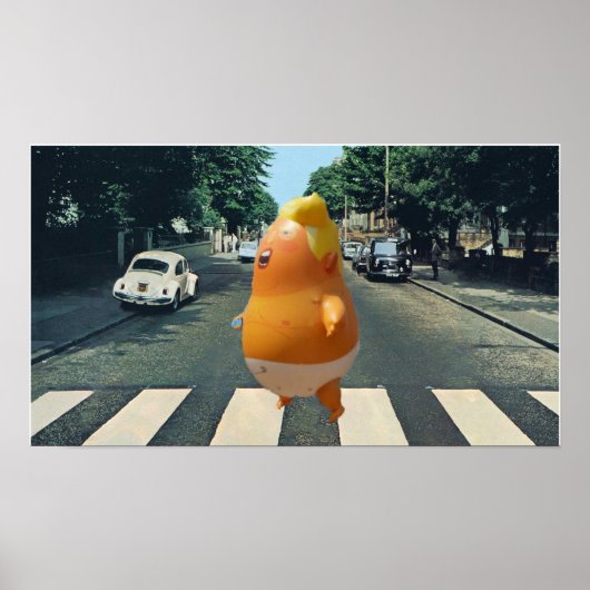 Trump in Londen Poster (Voorkant)