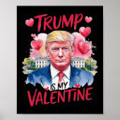 Trump in mijn Valentijn 'Funny Valentijnsdag Daddy Poster (Voorkant)