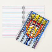 Trump in Spiral Notitieboek 5,5 x 8,5 inch (Binnen)