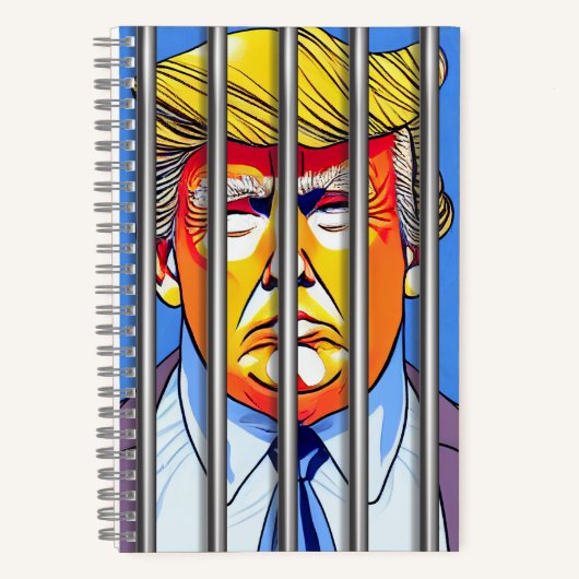 Trump in Spiral Notitieboek 5,5 x 8,5 inch (Voorkant)