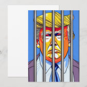 Trump in vier kwartalen, 5 x 7 inch flatje, bedank bedankkaart (Voorkant / Achterkant)
