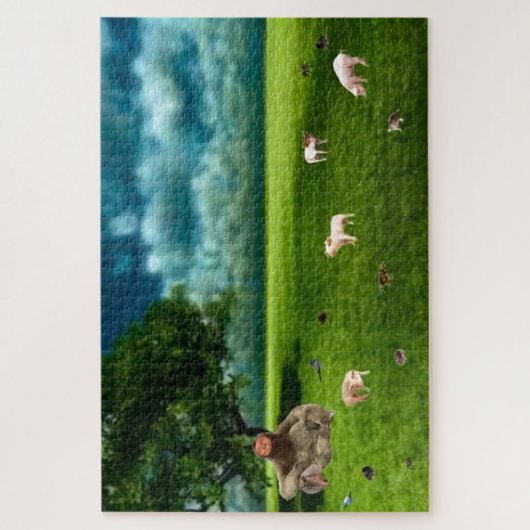 Trump in Zes element 1.014 stuks Legpuzzel (Verticaal)