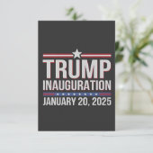 Trump Inaguration Day 20 januari 2025 President Bedankkaart (Staand voorkant)