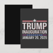 Trump Inaguration Day 20 januari 2025 President Bedankkaart (Voorkant / Achterkant)