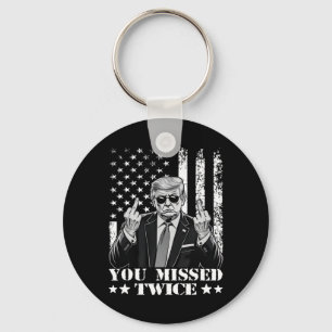 Trump Inatiepoging Trump 2024 Je Miste Tweemaal  Sleutelhanger