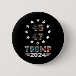 Trump Inatiepoging Trump 2025 Je Miste Tweemaal  Ronde Button 5,7 Cm