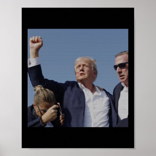 Trump Ination Poging - Trumps Rally van Pennsylvan Poster (Voorkant)