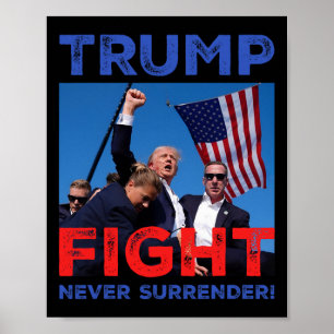 Trump Ination T-shirt Donald Trump schietpartij Fi Poster