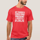 Trump Inauguratie 01 20 2025 Kerstcadeau T-shirt (Voorkant)